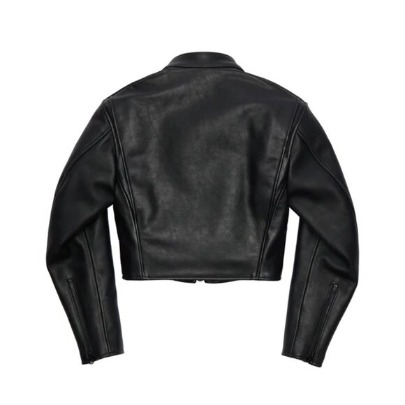 $895 NWT HARLEY DAVIDSON WOMEN'S FITTED CAFE RACER LEATHER JACKET - Picture 2 of 8